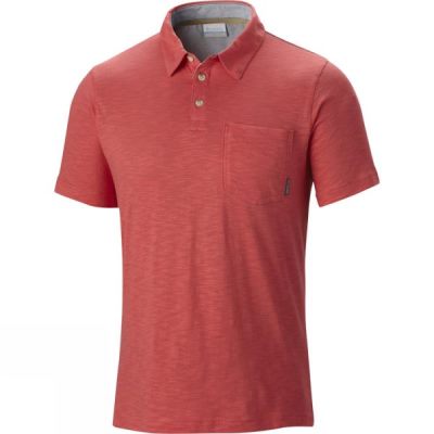 Polo Columbia Lookout Point Hombre Rojas - Chile ELH298634